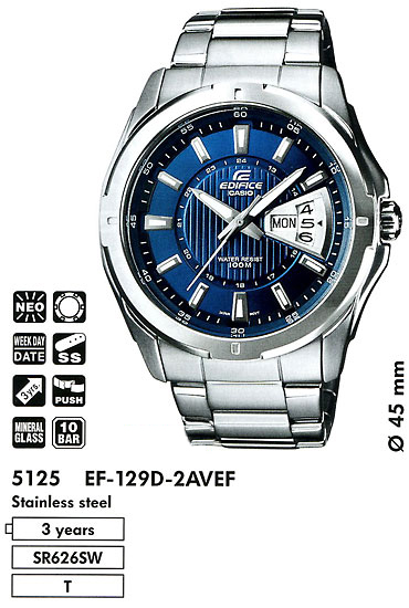 CASIO / EF-129D-2A