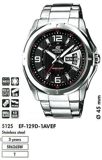 CASIO / EF-129D-1A